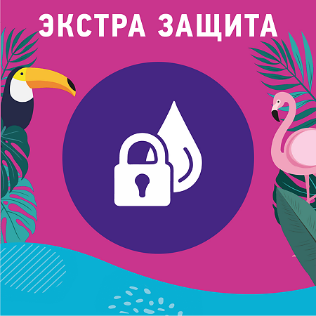 Carefree Plus Long салфетки (прокладки) ежедневные 24 шт