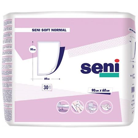 Seni Soft Normal простыни (пеленки) 60х90см 30 шт