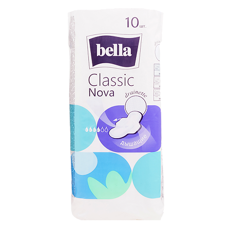 Bella Прокладки Classic Nova drainette 10 шт