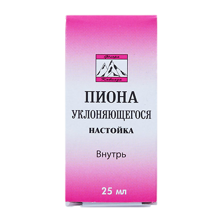 Пиона уклоняющегося настойка 25 мл 1 шт