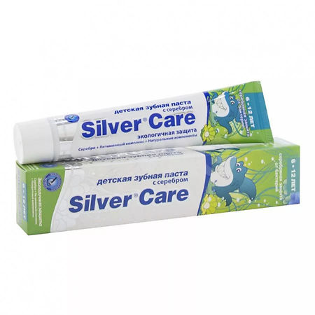 Зубная паста Silver Care детская 6-12 лет с фтором 50мл 50 мл 1 шт