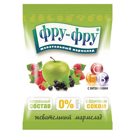 Мармелад Фру-Фру фруктовое ассорти 30 г 1 шт