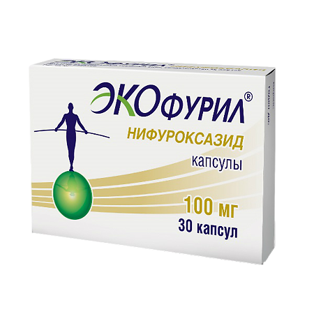 Экофурил капсулы 100 мг 30 шт