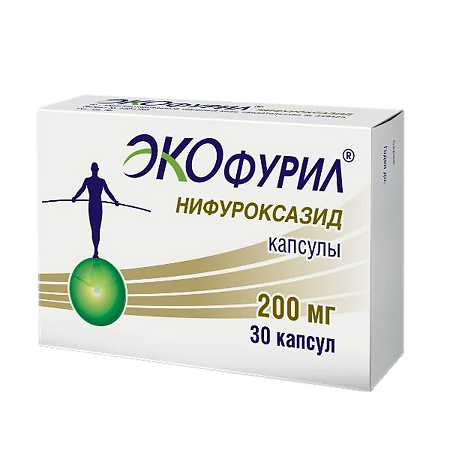 Экофурил капсулы 200 мг 30 шт