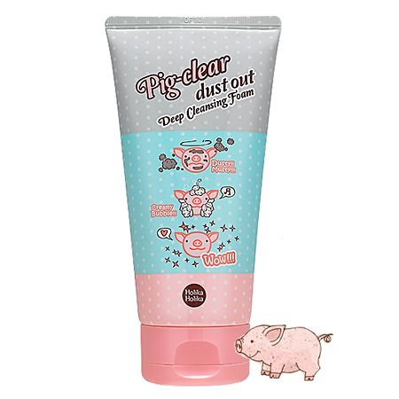 Holika Holika Пенка для лица глубоко очищающая Pig-clear dust out Deep Cleansing Foam 150 мл 1 шт