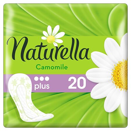 Naturella Camomile Plus прокладки ежедневные 20 шт