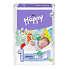 Bella Подгузники Baby Happy 1 Newborn 2-5 кг 42 шт