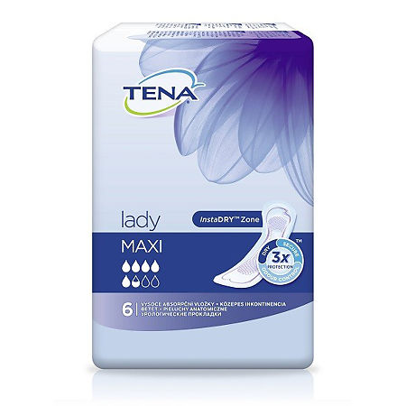 Tena Lady Maxi прокладки урологические 6 шт