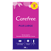 Carefree Plus Large салфетки (прокладки) ежедневные 36 шт