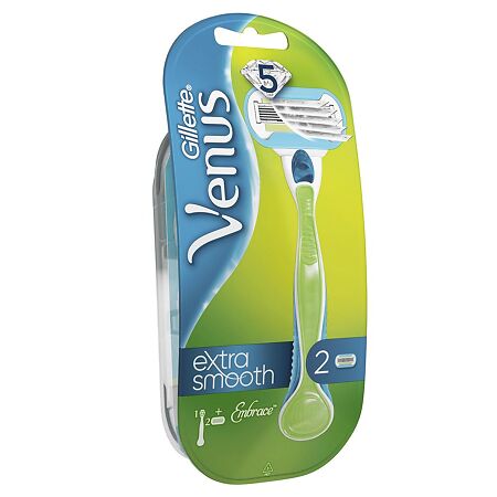 Gillette Venus Embrace Станок + кассеты 2 шт. 1 уп