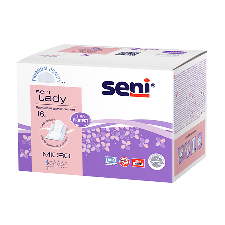 Seni прокладки урологические Lady Micro 16 шт