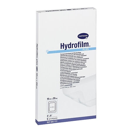 Повязка Hydrofilm plus/Гидрофильм плюс прозрачная 10 х 20 см 5 шт