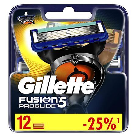 Gillette Fusion ProGlide кассеты 12 шт