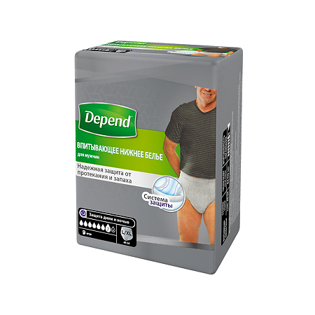 Depend Впитывающее нижнее белье для мужчин р.L/XL 9 шт