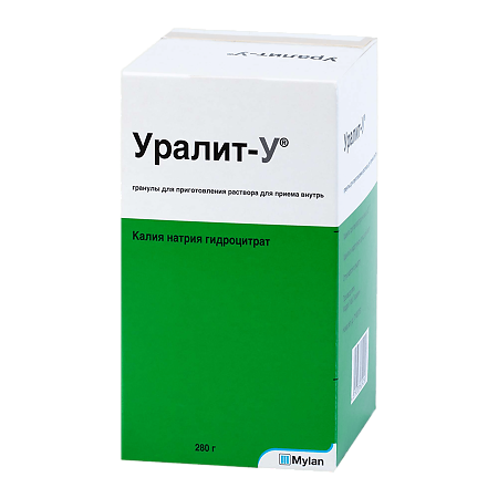 Уралит-У гранулы д/приг раствора для приема внутрь 280 г 1 шт