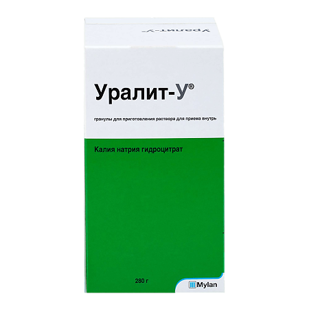 Уралит-У гранулы д/приг раствора для приема внутрь 280 г 1 шт