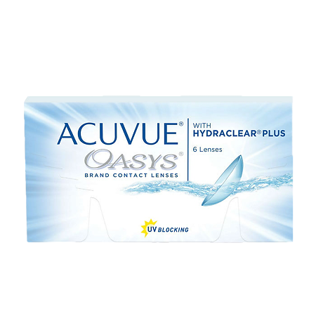 Контактные линзы Acuvue Oasys with Hydraclear Plus 6 шт/-4.00/8.4/2 недели