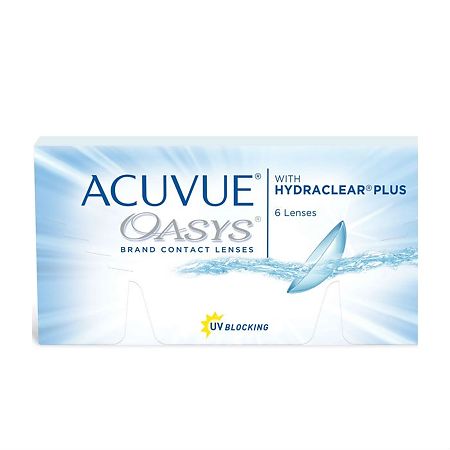 Контактные линзы Acuvue Oasys with Hydraclear Plus, 6 шт/-4.50/8.8/2 недели 1 уп