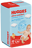 Huggies Подгузники Ultra Comfort 4 для мальчиков 8-14 кг 19 шт