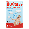 Huggies Подгузники Ультра Комфорт р.4 8-14 кг для мальчиков 80 шт