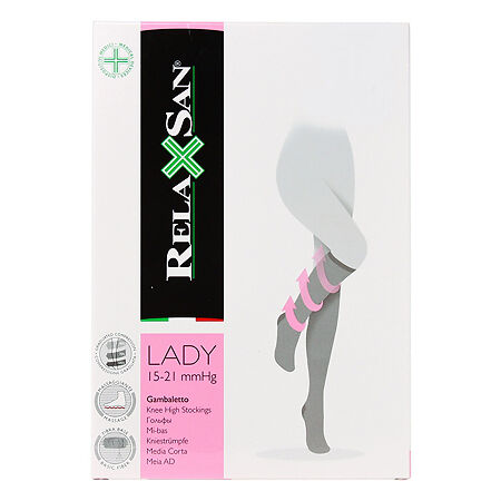 Relaxsan Гольфы Gambaletto Lady 1 кл комп р.3 черный 1 уп