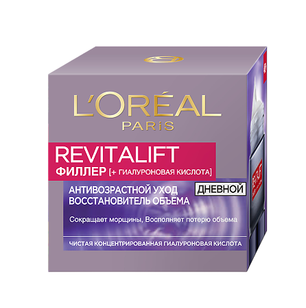 Лореаль (Loreal) Paris Revitalift Филлер Дневной крем против морщин для лица 50 мл 1 шт