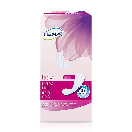 Tena Lady Ultra Mini прокладки урологические 28 шт