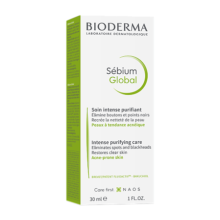 Bioderma Sebium Глобаль крем для  жирной и проблемной кожи склонной к акне 30 мл 1 шт