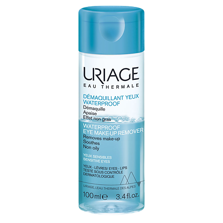 Uriage Waterproof Eye Make-Up Remover средство для снятия водостойкого макияжа с глаз 100 мл 1 шт