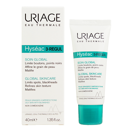 Uriage Hyseac 3-Regul Global Skin-Care уход универсальный для жирной и проблемной кожи 40 мл 1 шт