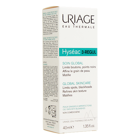 Uriage Hyseac 3-Regul Global Skin-Care уход универсальный для жирной и проблемной кожи 40 мл 1 шт