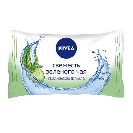 Nivea Мыло увлажняющее Свежесть зеленого чая 90 г 1 шт