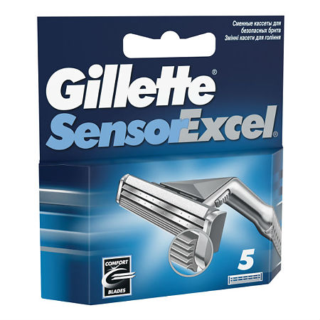 Gillette Mach 3 Sensor Exel кассеты 5 шт