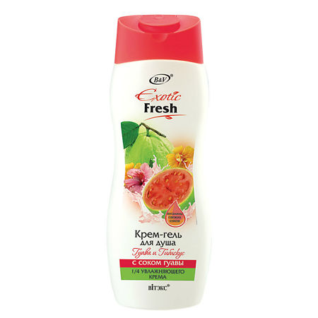 Vitex Exotic Fresh Juice Крем-гель для душа Гуава и Гибискус 500 мл 1 шт