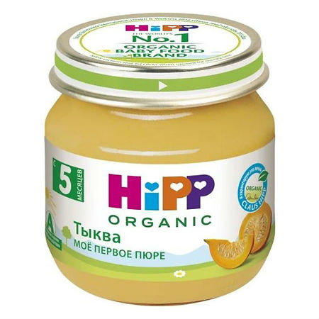 Пюре Hipp тыква Мое Первое Пюре с 5 мес. 80 г 1 шт