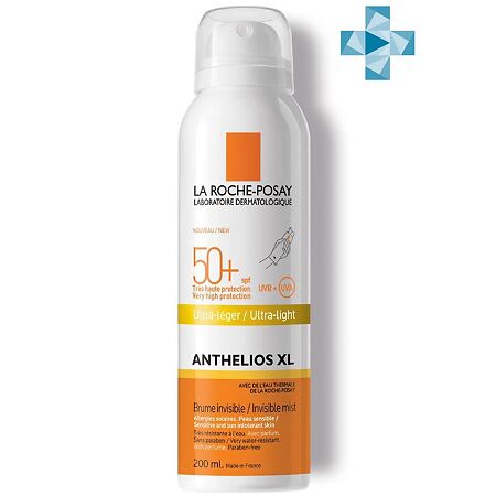 La Roche-Posay Anthelios XL Ultra Light спрей-вуаль ультралегкий SPF50+ 200 мл 1 шт