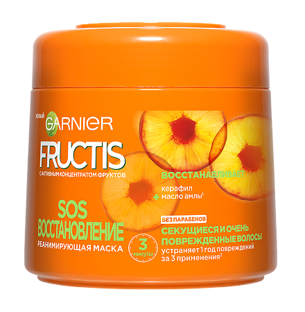 Garnier Fructis Маска для волос SOS Восстановление реанимирующая 300 мл 1 шт