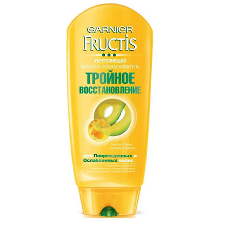 Garnier Fructis Бальзам-ополаскиватель для волос Тройное восстановление 200 мл 1 шт