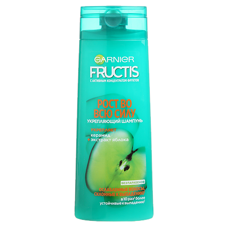 Garnier Fructis Шампунь укрепляющий Рост во всю силу для ослабленных волос,склонных к выпадению 250 мл 1 шт