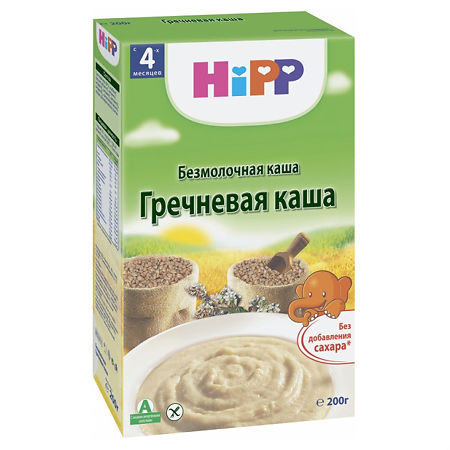 Каша Hipp гречневая 4 мес. 200 г 1 шт