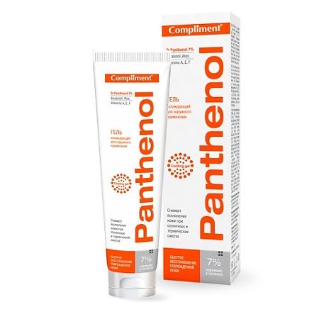 Compliment Panthenol Пантенол Гель охлаждающий для наружного применения 75 мл 1 шт