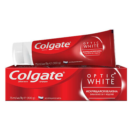 Colgate Зубная паста Optic White 75 мл 1 шт