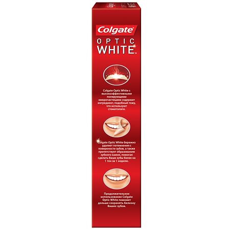 Colgate Зубная паста Optic White 75 мл 1 шт