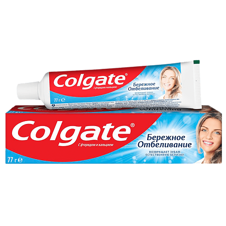 Colgate Зубная паста Бережное отбеливание 100 мл 1 шт