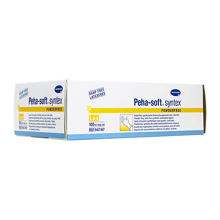 Перчатки Peha-soft sintex/Пеха-софт синтекс нестерильные без пудры р.L 100 шт