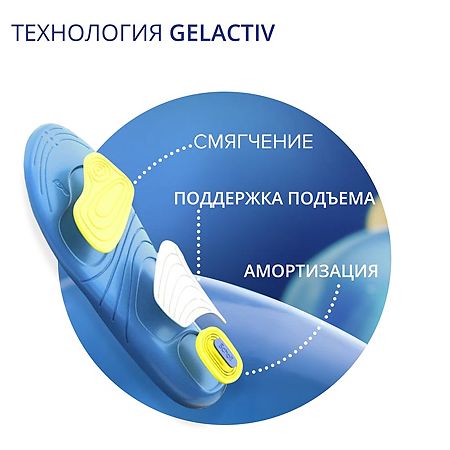 Scholl GelActiv стельки для занятий спортом для мужчин 1 пара