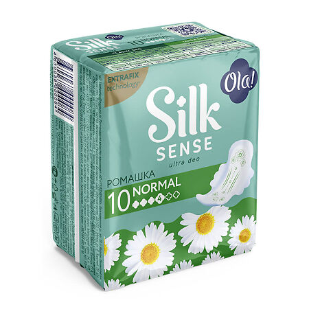 Ola! Silk Sense Прокладки Ultra Normal ультратонкие аромат Ромашка 10 шт