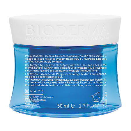 Bioderma Hydrabio крем увлажняющий уход с насыщенной текстурой 50 мл 1 шт