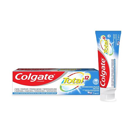 Colgate Зубная паста Total 12 Профессиональная чистка 75 мл 1 шт