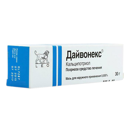 Дайвонекс мазь для наружного применения 50 мкг/г 30 г 1 шт
